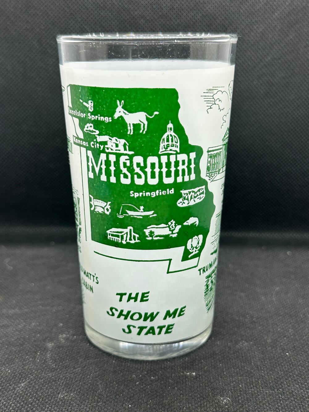 Vintage Missouri Show Me State Glass